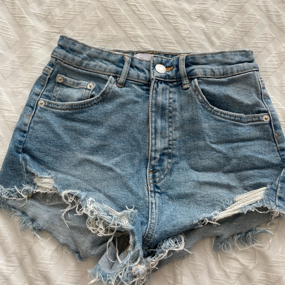 Denim shorts
